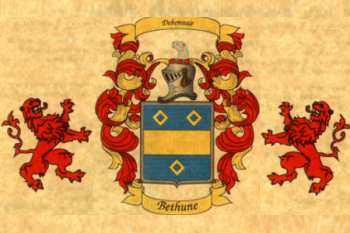 An example of a Bethune coat of arms